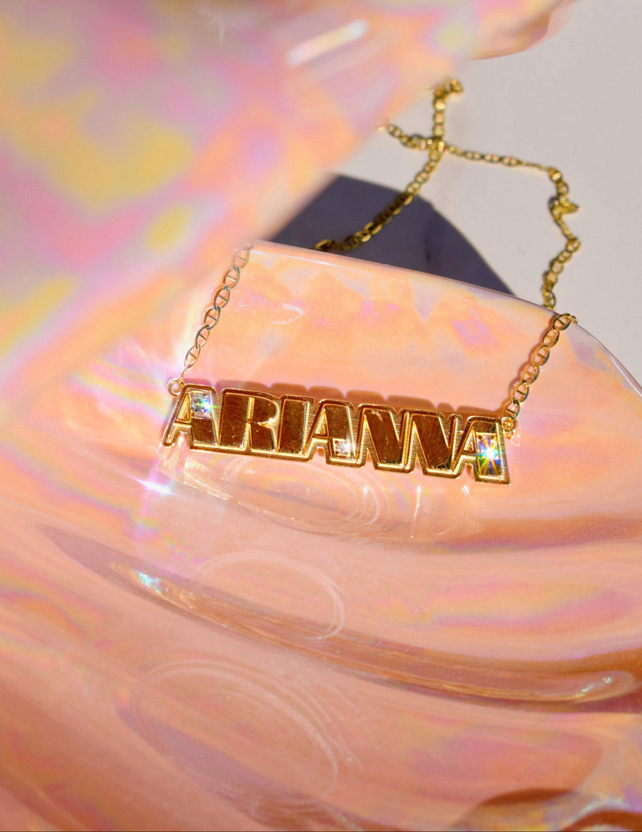 Lindblade Street (The Diamond Nameplate Necklace)