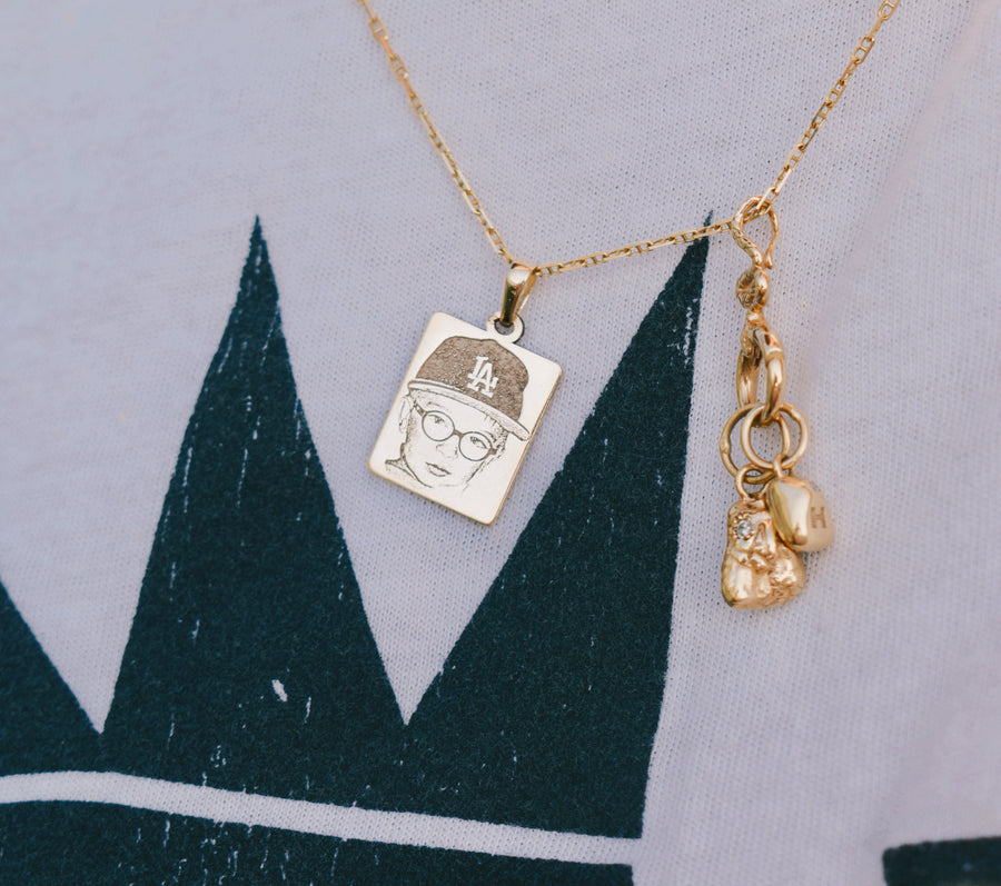 Ponderosa Drive (The Engravable Plate)