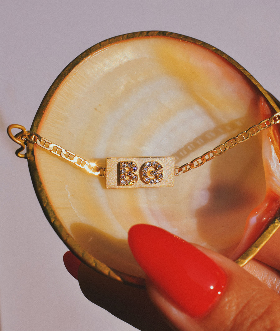 Betty Drive (The Diamond Initial Bracelet)