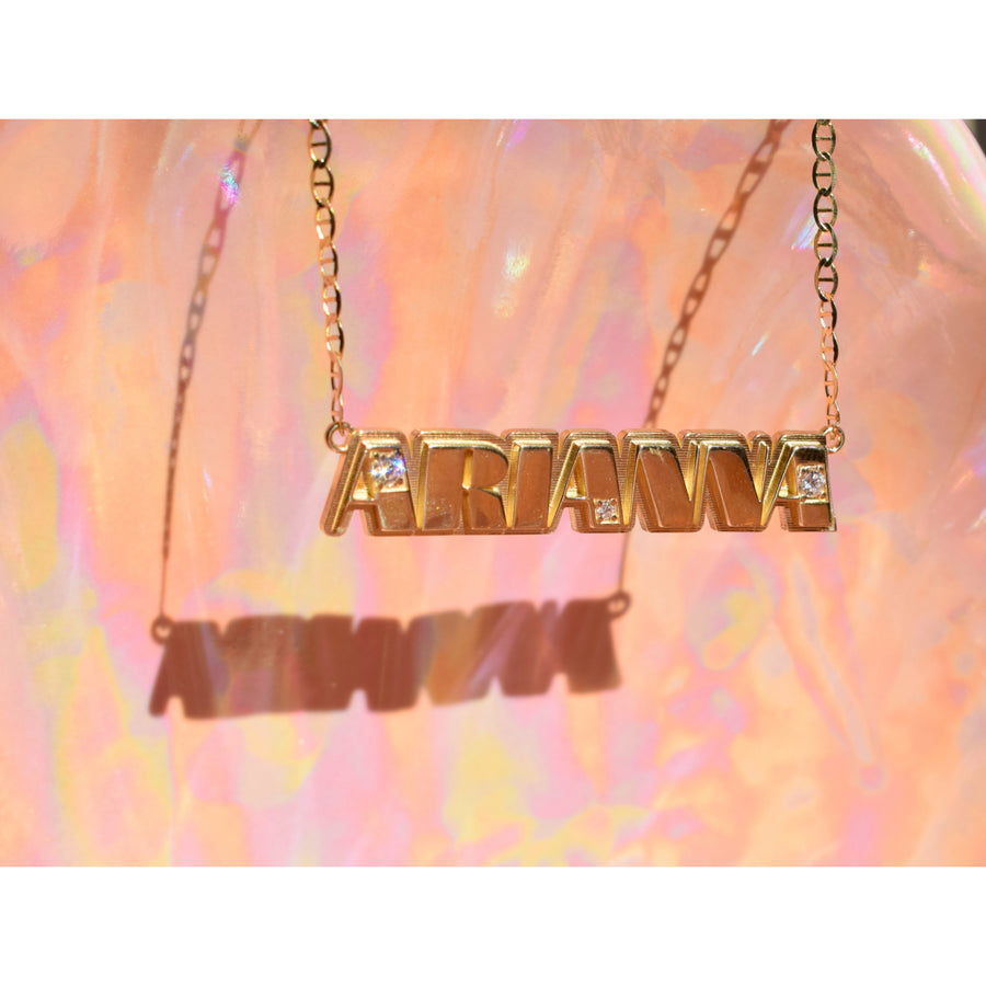 Lindblade Street (The Diamond Nameplate Necklace)