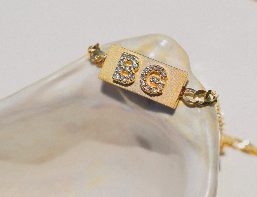 Betty Drive (The Diamond Initial Bracelet)