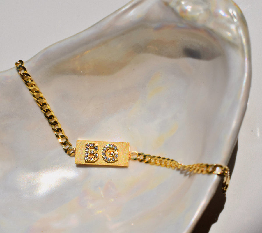 Betty Drive (The Diamond Initial Bracelet)
