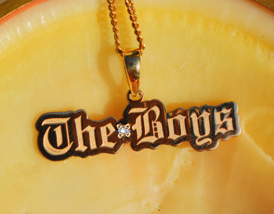 Alexandra Drive (The Custom Bubble Diamond Nameplate)