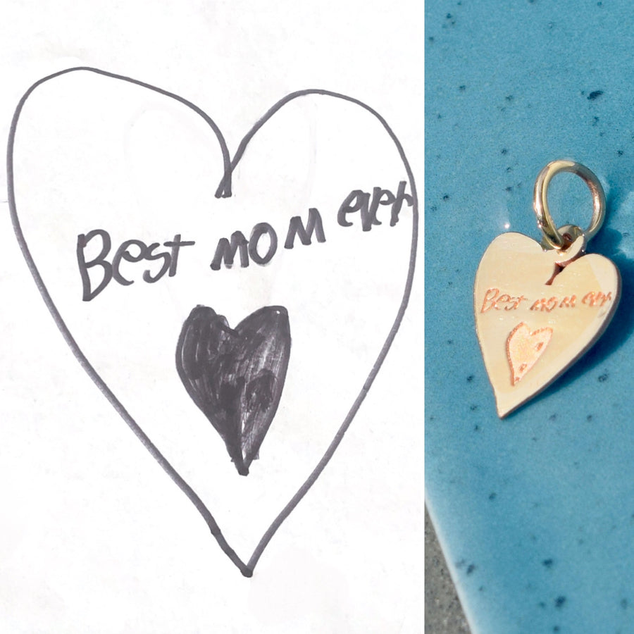 Mother's Beach Custom (Make your own Heart Charm)