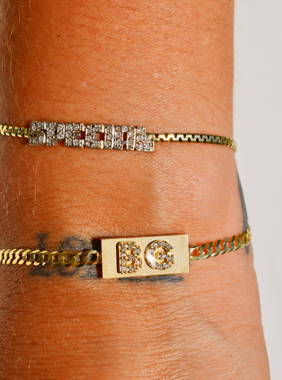 Betty Drive (The Diamond Initial Bracelet)