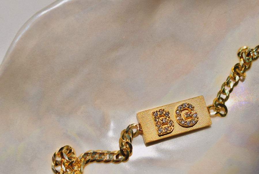 Betty Drive (The Diamond Initial Bracelet)