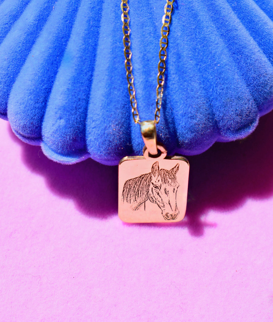 Ponderosa Drive (The Engravable Plate)