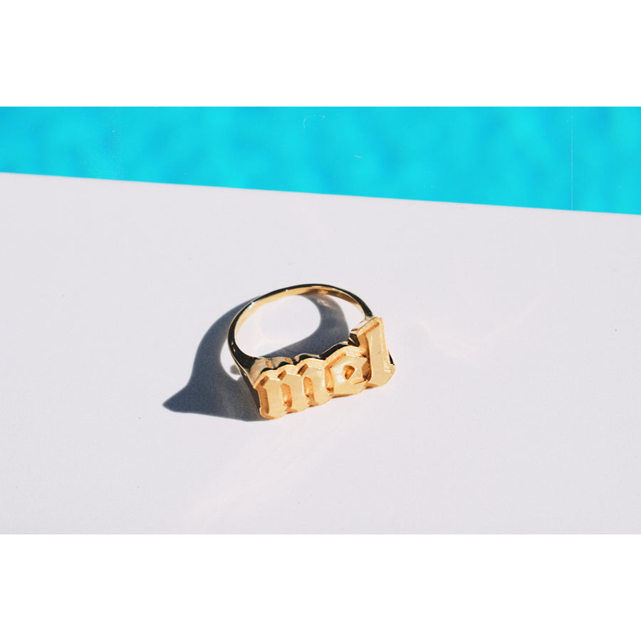 Olvera Street (The Custom Name Ring)